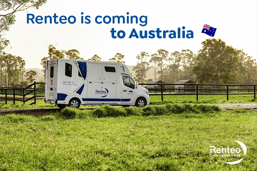 Renteo arrives in Australia: A new way to hire a horsebox