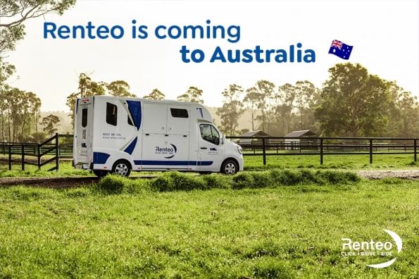 Renteo arrives in Australia: A new way to hire a horsebox